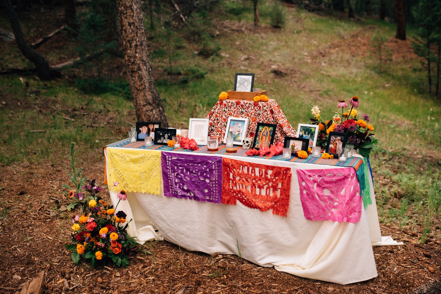 Mexican ofrenda at wedding ceremony | McArthur Weddings and Events