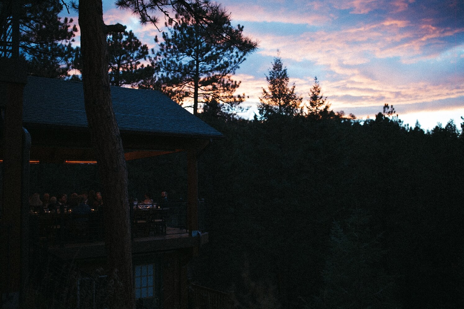 Sunset at Juniper Mountain House