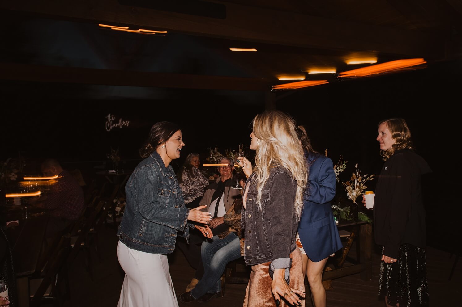 Bride dancing with friends at wedding reception | McArthur Weddings and Events